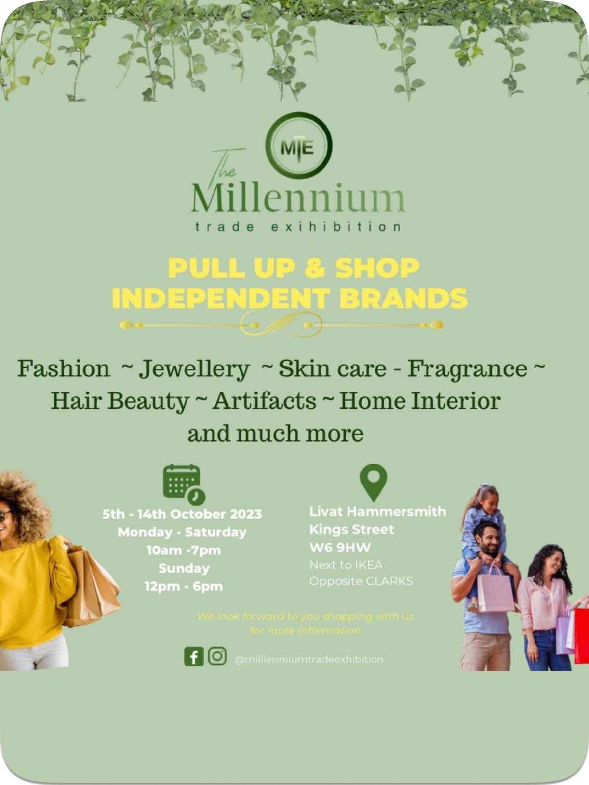 Livat Hammersmith
Millennium trade exhibition
pop up shop
Hammersmith
retail